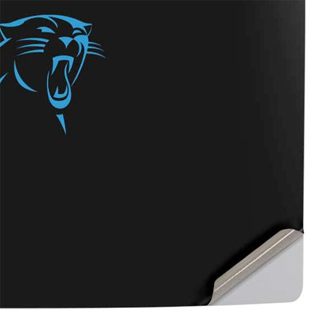 NFL Carolina Panthers Black Performance Series PS5 Slim Digital Edition Console Skin