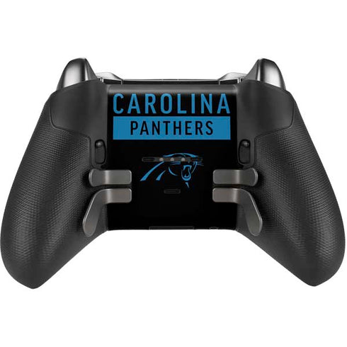 NFL Carolina Panthers Black Performance Series Xbox Elite Wireless Controller Series 2 Skin