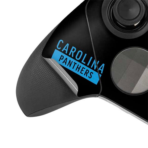 NFL Carolina Panthers Black Performance Series Xbox Elite Wireless Controller Series 2 Skin