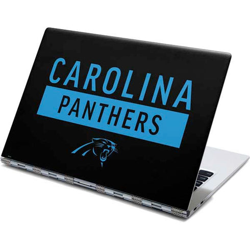 NFL Carolina Panthers Black Performance Series Yoga 910 2-in-1 14in Touch-Screen Skin