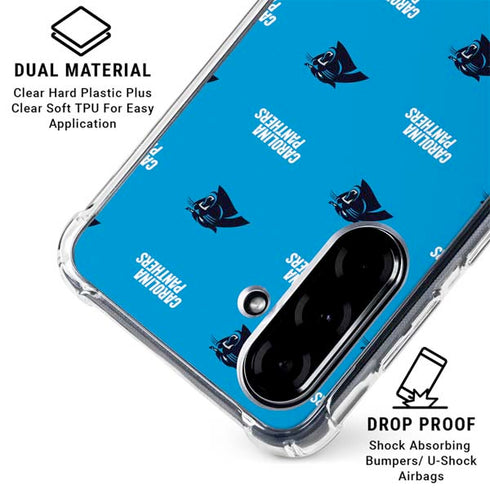 NFL Carolina Panthers Blitz Series Galaxy A36 5G Clear Case