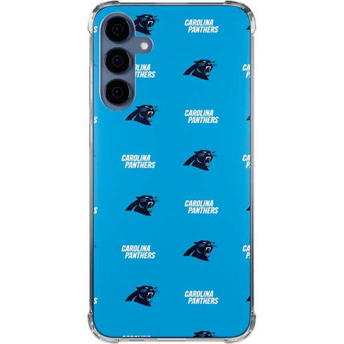 NFL Carolina Panthers Blitz Series Galaxy A55 5G Clear Case