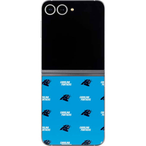 NFL Carolina Panthers Blitz Series Galaxy Z Flip6 Skin