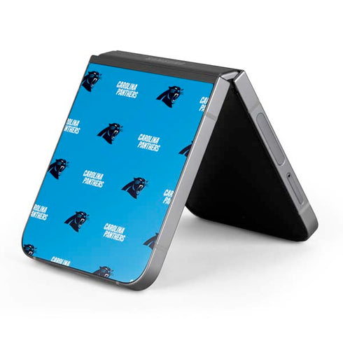 NFL Carolina Panthers Blitz Series Galaxy Z Flip6 Skin