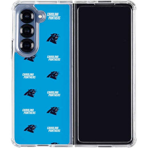 NFL Carolina Panthers Blitz Series Galaxy Z Fold6 Clear Case