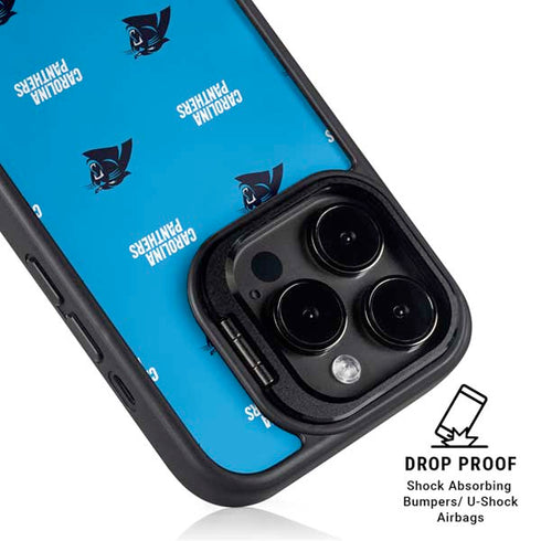 NFL Carolina Panthers Blitz Series iPhone 15 Pro Kickstand Case