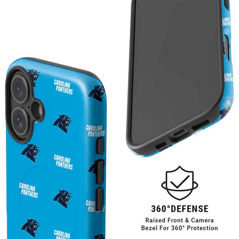 NFL Carolina Panthers Blitz Series iPhone 16 Magsafe Impact Case