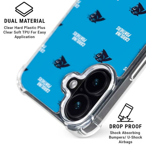 NFL Carolina Panthers Blitz Series iPhone 16 Plus MagSafe Case