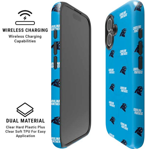 NFL Carolina Panthers Blitz Series iPhone 16 Plus Magsafe Impact Case