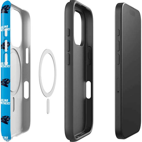 NFL Carolina Panthers Blitz Series iPhone 16 Pro Magsafe Impact Case