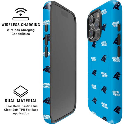 NFL Carolina Panthers Blitz Series iPhone 16 Pro Magsafe Impact Case