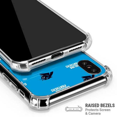 NFL Carolina Panthers Blitz Series iPhone X/XS Clear Case