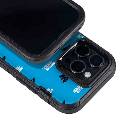 NFL Carolina Panthers Blitz Series Otterbox Defender iPhone Skin