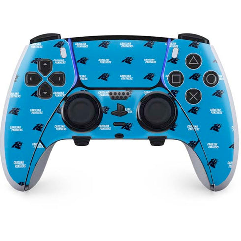 NFL Carolina Panthers Blitz Series PS5 DualSense Edge Pro Controller Skin