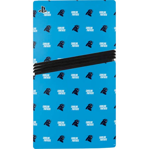 NFL Carolina Panthers Blitz Series PS5 Pro Disk Console Skin