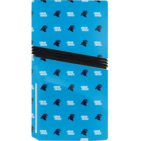 NFL Carolina Panthers Blitz Series PS5 Pro Disk Console Skin