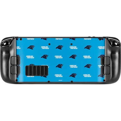 NFL Carolina Panthers Blitz Series Steam Deck Handheld Gaming Computer Skin
