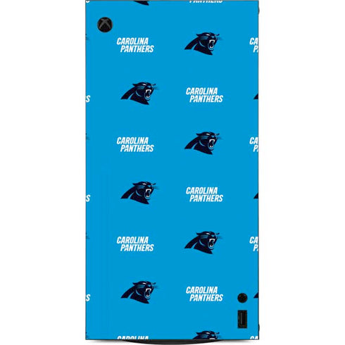 NFL Carolina Panthers Blitz Series XBox Series X Digital Edition Console Skin