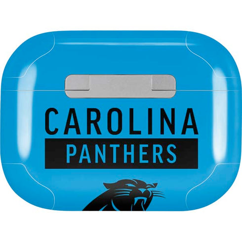 NFL Carolina Panthers Blue Performance Series AirPods Skins