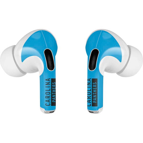 NFL Carolina Panthers Blue Performance Series AirPods Skins