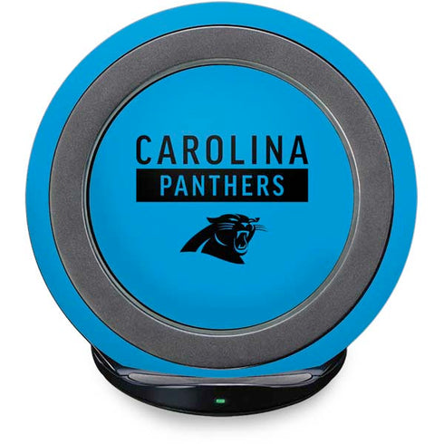 NFL Carolina Panthers Blue Performance Series Fast Charge Wireless Charging Stand Skin