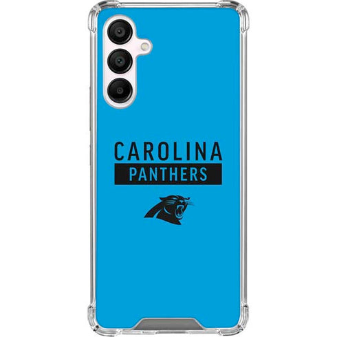 NFL Carolina Panthers Blue Performance Series Galaxy A16 5G Clear Case