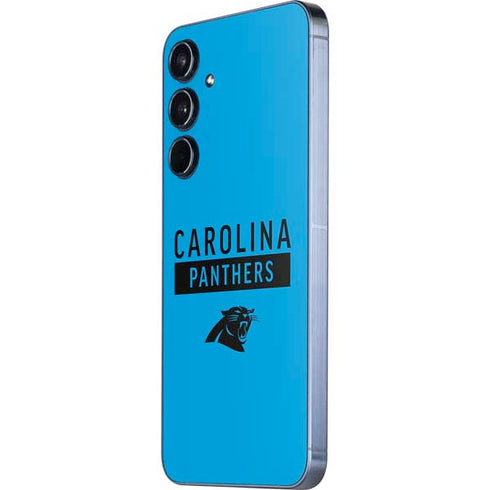 NFL Carolina Panthers Blue Performance Series Galaxy A35 5G Skin