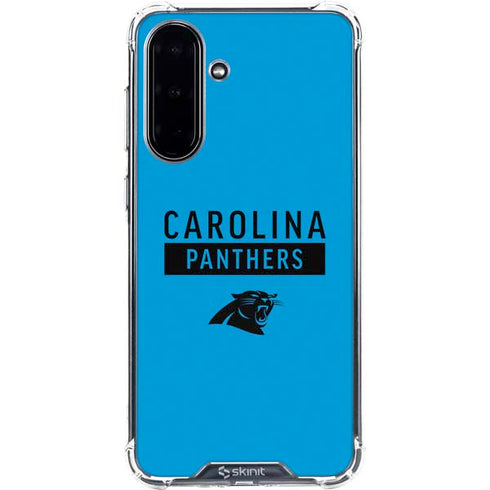 NFL Carolina Panthers Blue Performance Series Galaxy A36 5G Clear Case