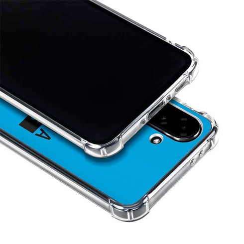 NFL Carolina Panthers Blue Performance Series Galaxy A36 5G Clear Case