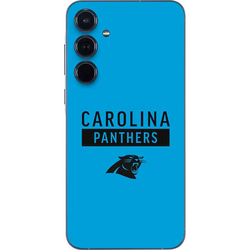 NFL Carolina Panthers Blue Performance Series Galaxy A55 5G Skin