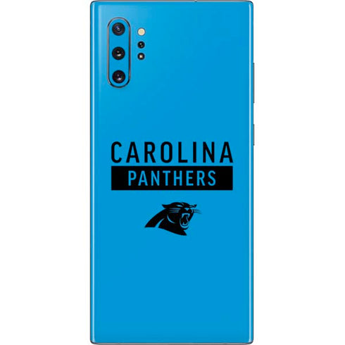 NFL Carolina Panthers Blue Performance Series Galaxy Note 10 Plus Skin