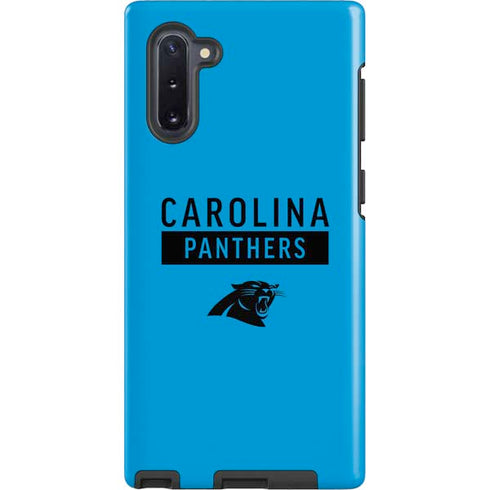 NFL Carolina Panthers Blue Performance Series Galaxy Cases