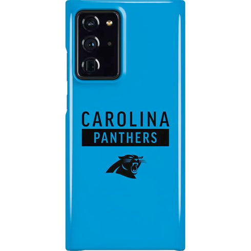 NFL Carolina Panthers Blue Performance Series Galaxy Cases