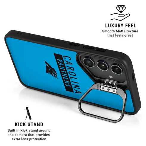 NFL Carolina Panthers Blue Performance Series Galaxy S25 Plus Kickstand Case