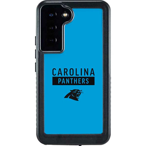 NFL Carolina Panthers Blue Performance Series Galaxy S24 Plus Waterproof Case