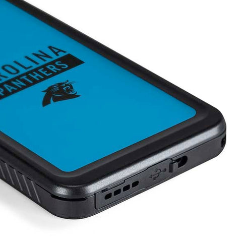 NFL Carolina Panthers Blue Performance Series Galaxy S24 Plus Waterproof Case