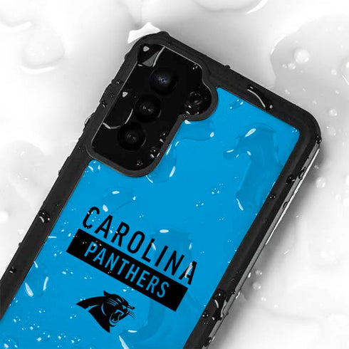 NFL Carolina Panthers Blue Performance Series Galaxy S24 Plus Waterproof Case