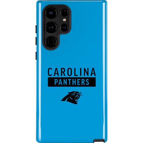 NFL Carolina Panthers Blue Performance Series Galaxy Cases