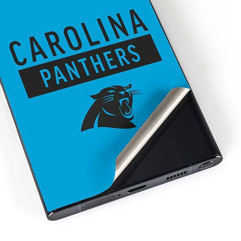 NFL Carolina Panthers Blue Performance Series Galaxy S25 Ultra Skin