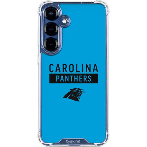 NFL Carolina Panthers Blue Performance Series Galaxy S25 Clear Case