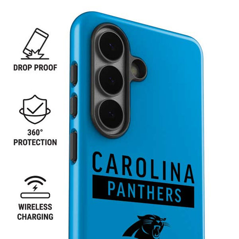 NFL Carolina Panthers Blue Performance Series Galaxy S26 Impact Case