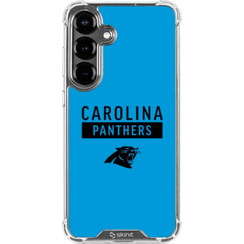 NFL Carolina Panthers Blue Performance Series Galaxy S26 Plus Clear Case
