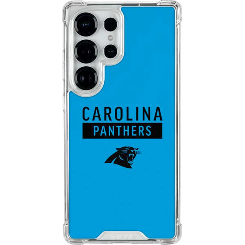 NFL Carolina Panthers Blue Performance Series Galaxy S26 Ultra Clear Case