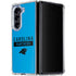 NFL Carolina Panthers Blue Performance Series Galaxy Z Fold5 5G Clear Case