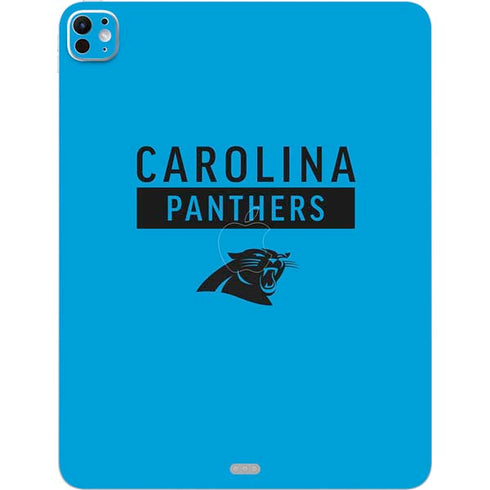 NFL Carolina Panthers Blue Performance Series iPad Pro 13in M4 (2024) Skin