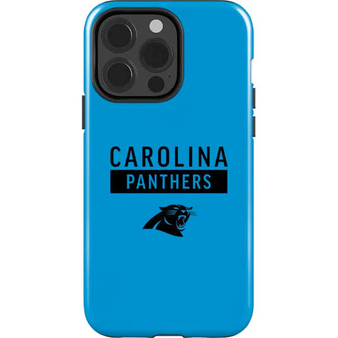 NFL Carolina Panthers Blue Performance Series iPhone 15 Pro Impact Case