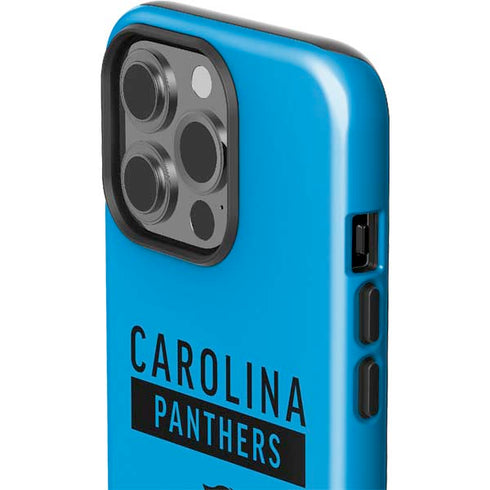 NFL Carolina Panthers Blue Performance Series iPhone 15 Pro Impact Case
