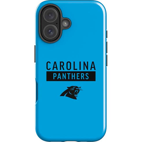 NFL Carolina Panthers Blue Performance Series iPhone 16 Impact Case