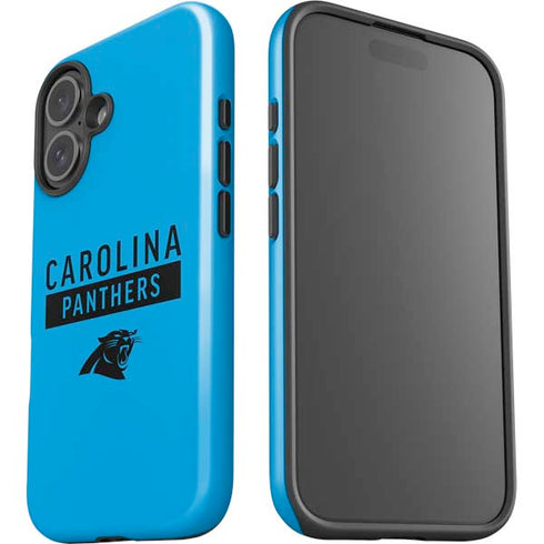 NFL Carolina Panthers Blue Performance Series iPhone 16 Impact Case