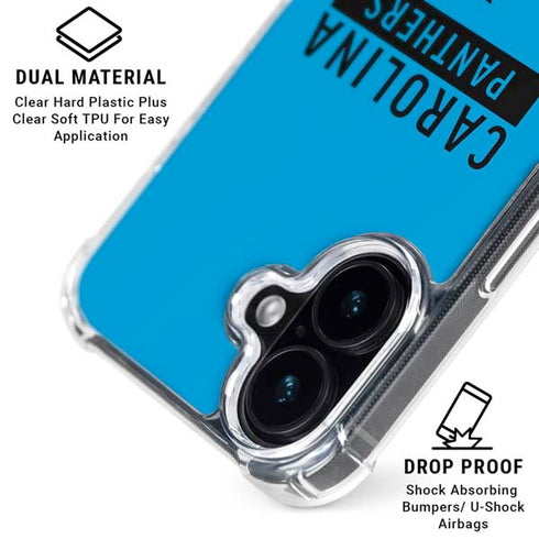 NFL Carolina Panthers Blue Performance Series iPhone 16 MagSafe Case